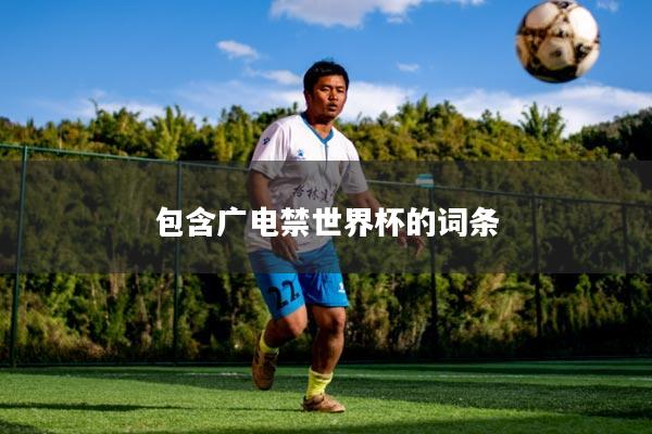 包含广电禁世界杯的词条